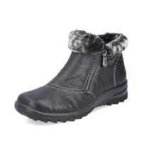 RIEKER L7172-00 Casual Bootie (Fur Trim)