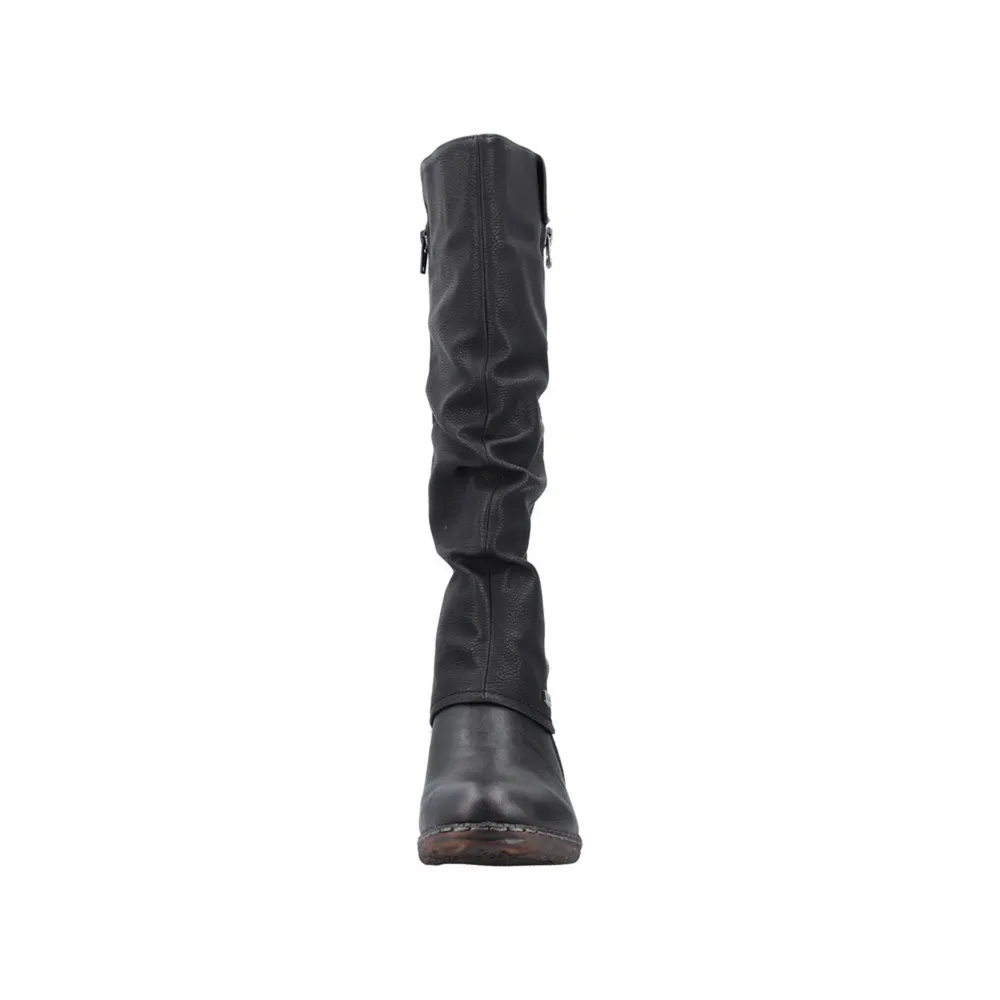 RIEKER 93655-00 Tall Boot (Foldover)