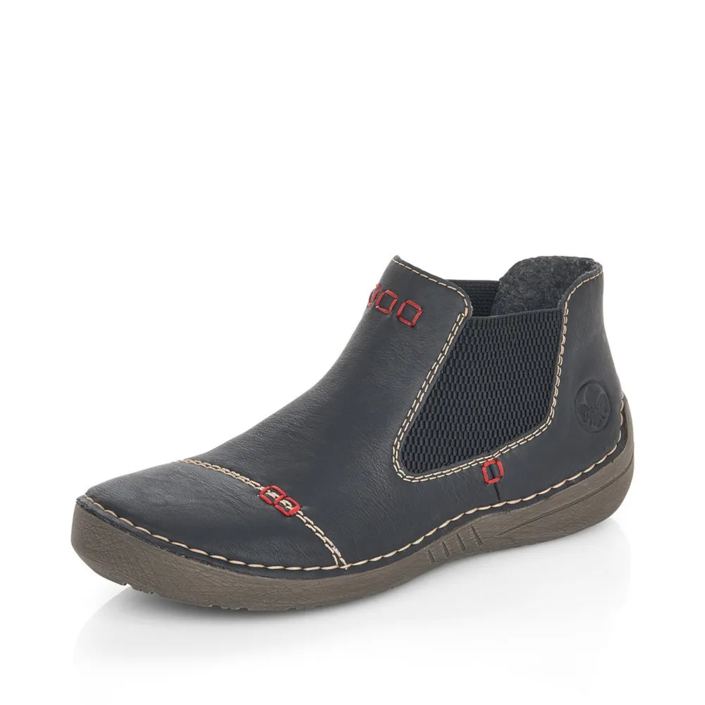 RIEKER 52590-01 Slip-On Bootie