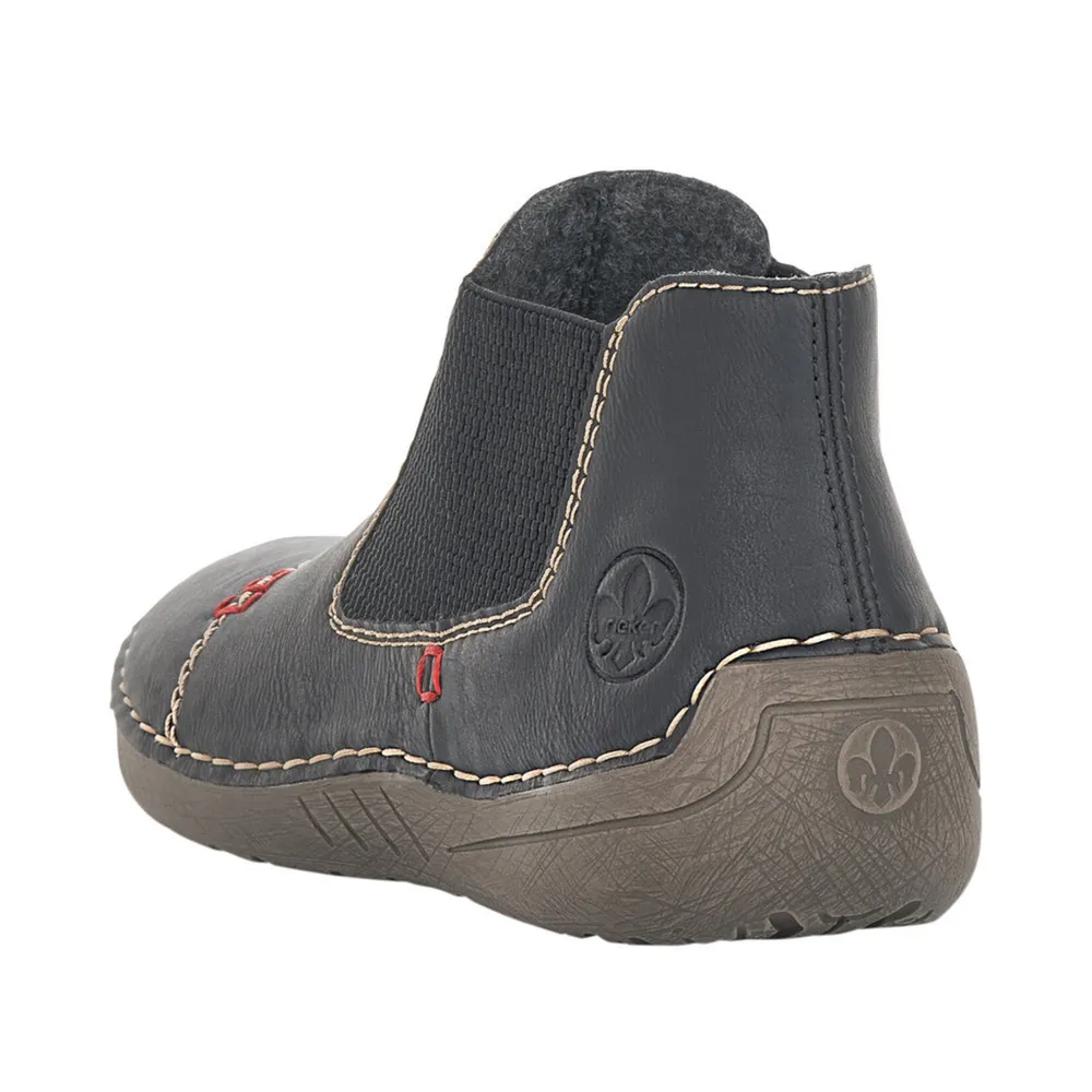 RIEKER 52590-01 Slip-On Bootie