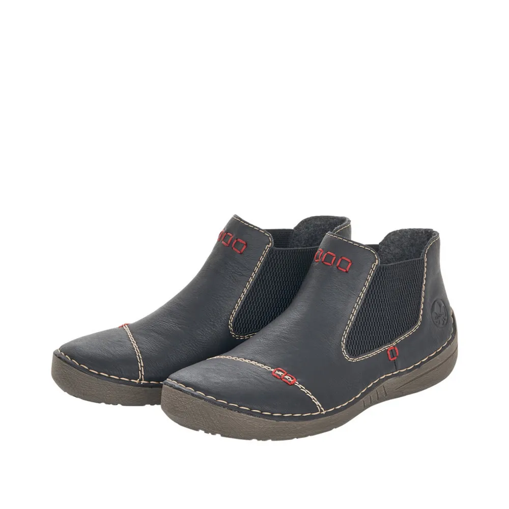 RIEKER 52590-01 Slip-On Bootie