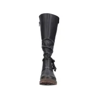 RIEKER Z4776-00 Low Heel Tall Boot