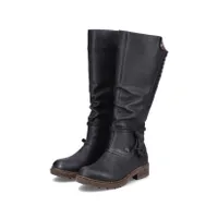 RIEKER Z4776-00 Low Heel Tall Boot