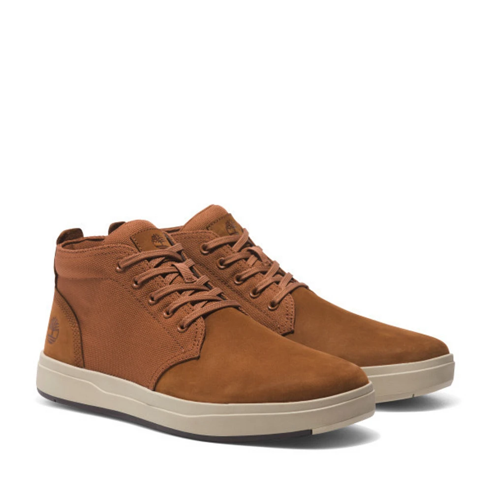 TIMBERLAND TB0A29S6F13 Davis Square Leather/ Fabric Chukka