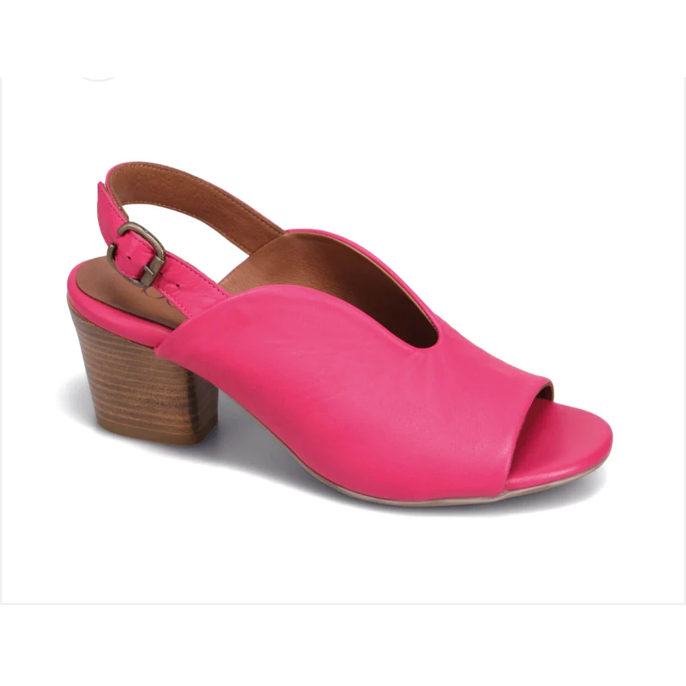 BUENO Claire Heel Sandal - HOT PINK