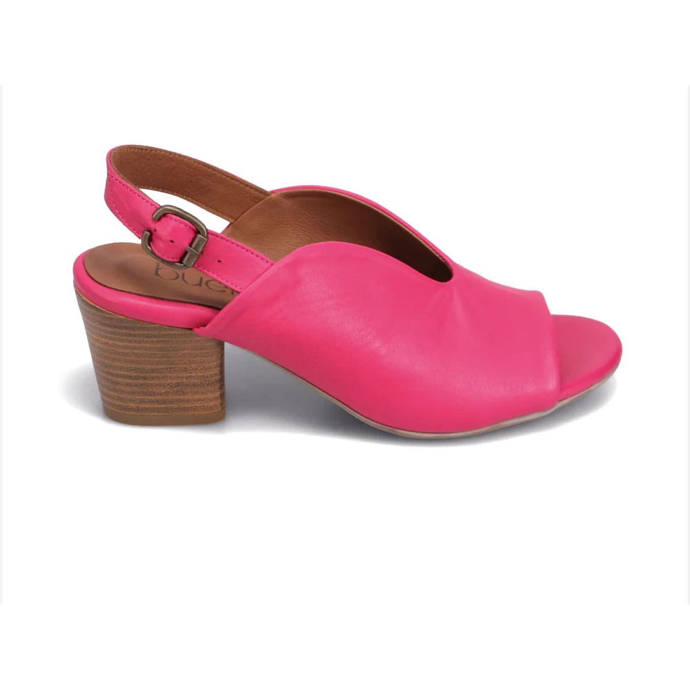 BUENO Claire Heel Sandal - HOT PINK