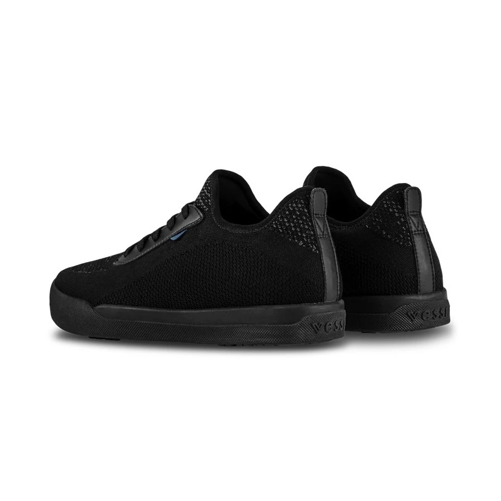 VESSI Women's Weekend Sneaker ASPHALT BLACK ON