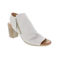 BIZA Norah Covered Sandal Heel (Dbl Zip)