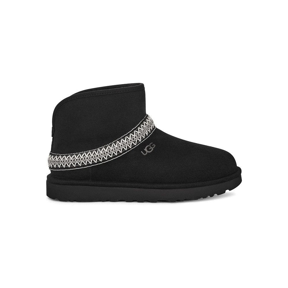 UGG 1158262 Classic Mini Crescent BLK