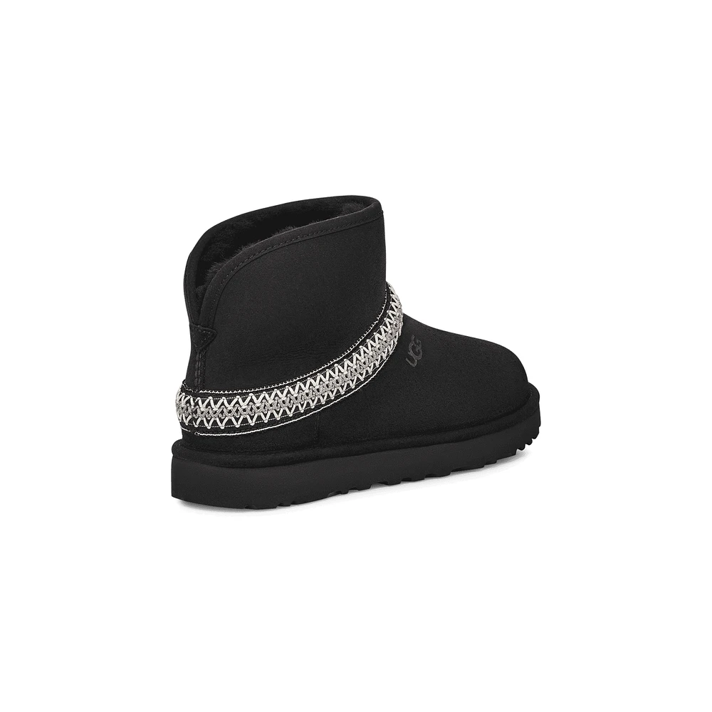 UGG 1158262 Classic Mini Crescent BLK