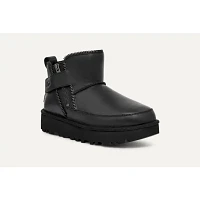 UGG 1164690 Classic Mini Moto Boot BLK