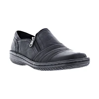 VOLKSWALKERS Zoe Zip Slip-On BLACK