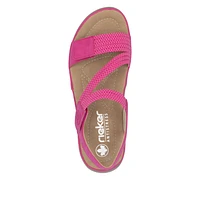 RIEKER 64870-31 Velcro Sandal (Thin Bands)