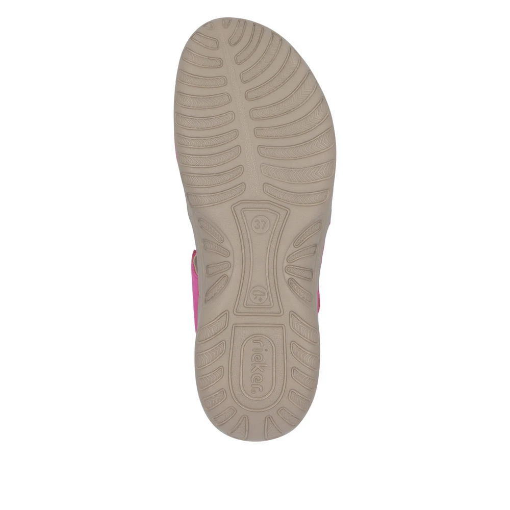 RIEKER 64870-31 Velcro Sandal (Thin Bands)