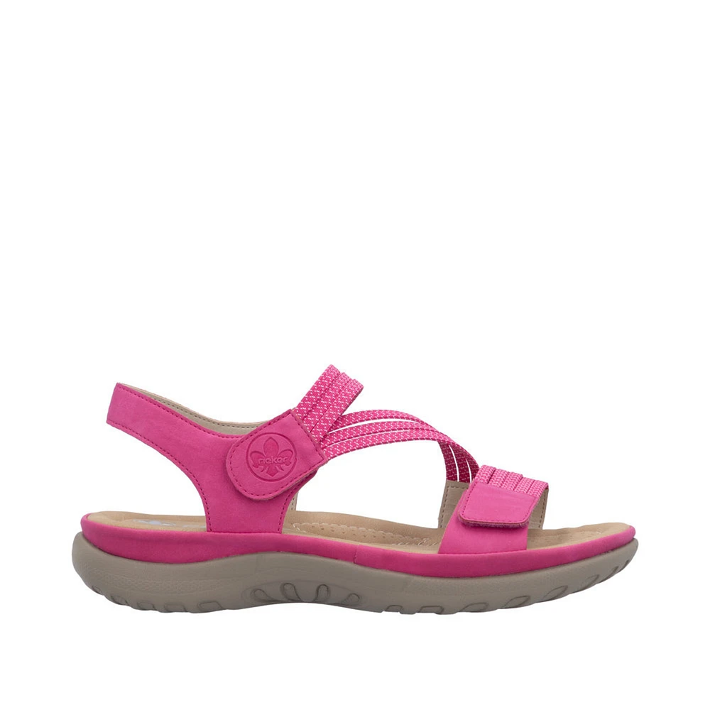 RIEKER 64870-31 Velcro Sandal (Thin Bands)