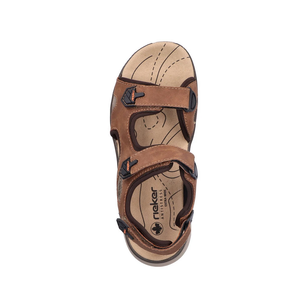 RIEKER 29151-24 Velcro Bk-Strap Sandal MENS