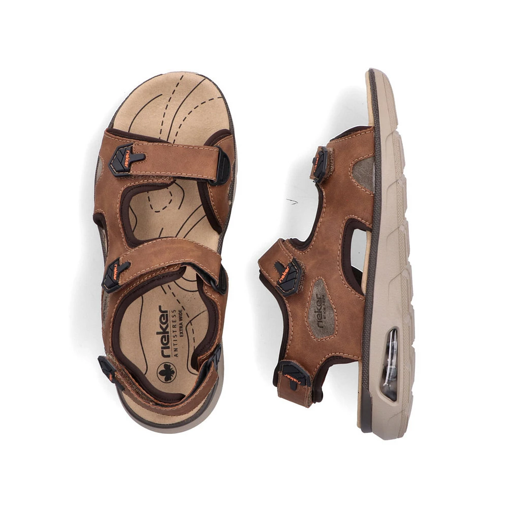 RIEKER 29151-24 Velcro Bk-Strap Sandal MENS
