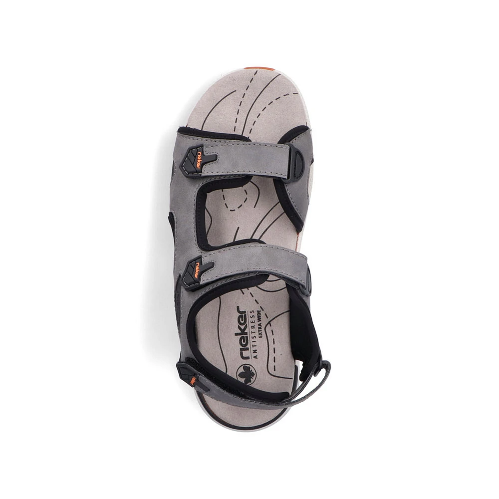 RIEKER 29151-42 Velcro Bk-Strap Sandal MENS