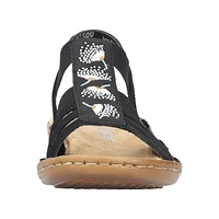RIEKER 60875-00 Bkstrap Sandal (T-Strap)