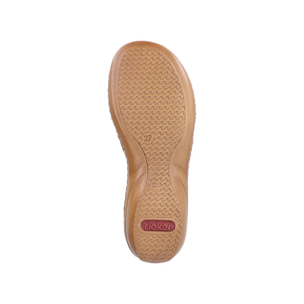 RIEKER 60875-00 Bkstrap Sandal (T-Strap)