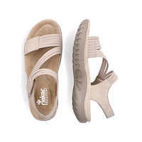 RIEKER 64870-62 Velcro Sandal (Thin Bands)