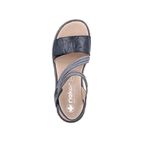 RIEKER 65964-12 Velcro Sandal (Thick Band)