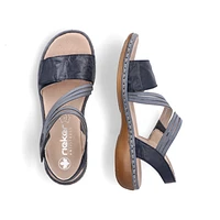 RIEKER 65964-12 Velcro Sandal (Thick Band)