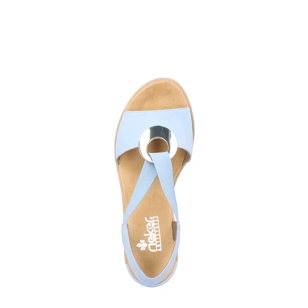 RIEKER 624H6- Wedge Sandal (Coin