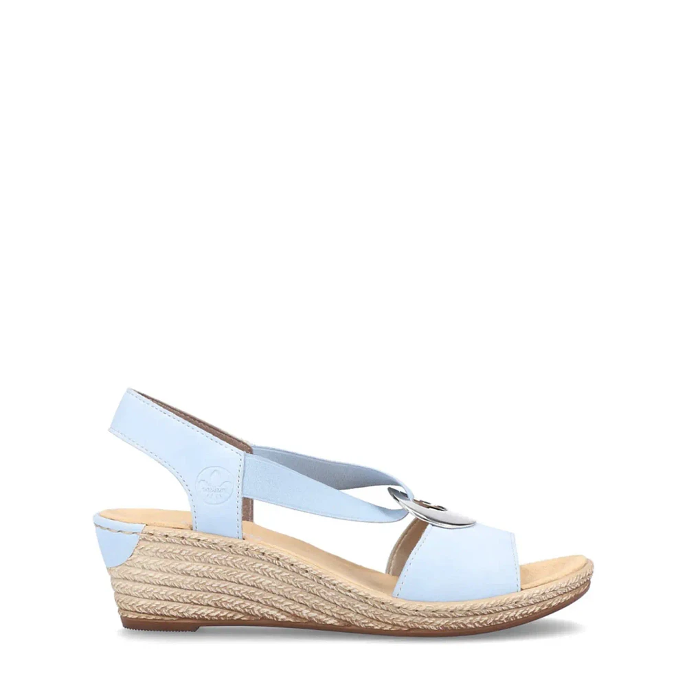 RIEKER 624H6- Wedge Sandal (Coin