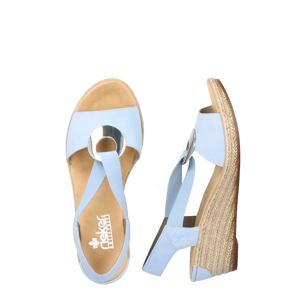 RIEKER 624H6- Wedge Sandal (Coin