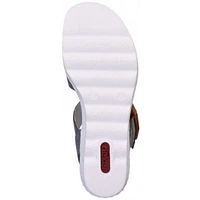 RIEKER 67476-14 Wedge Sandal (Big Buckle)