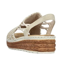 RIEKER 62741-60 Wrapped Sandal (Woven)