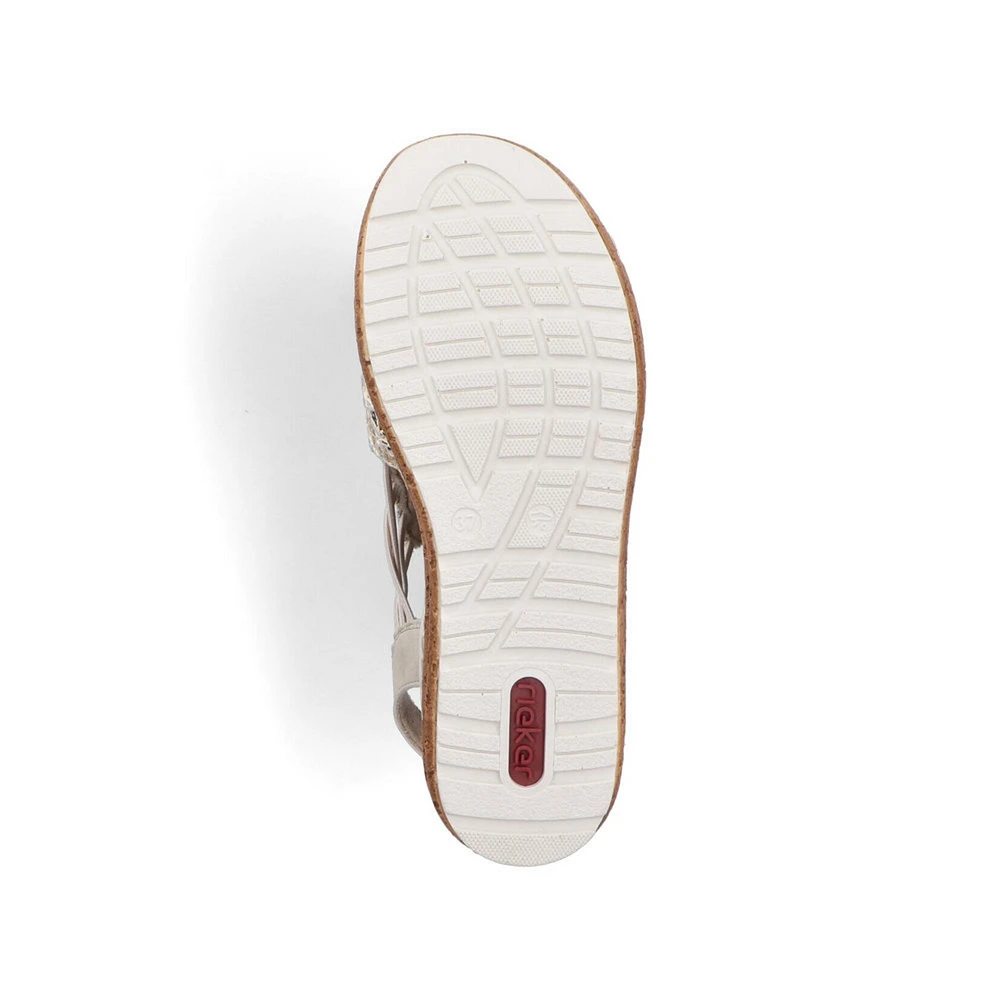 RIEKER 62741-60 Wrapped Sandal (Woven)