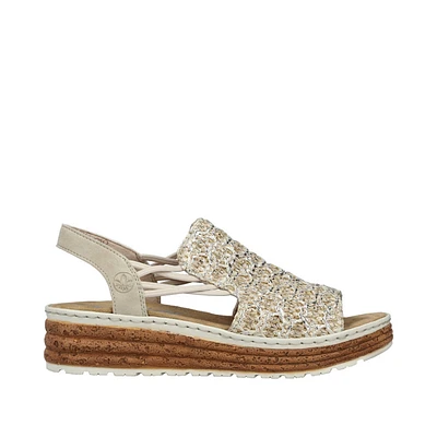 RIEKER 62741-60 Wrapped Sandal (Woven)