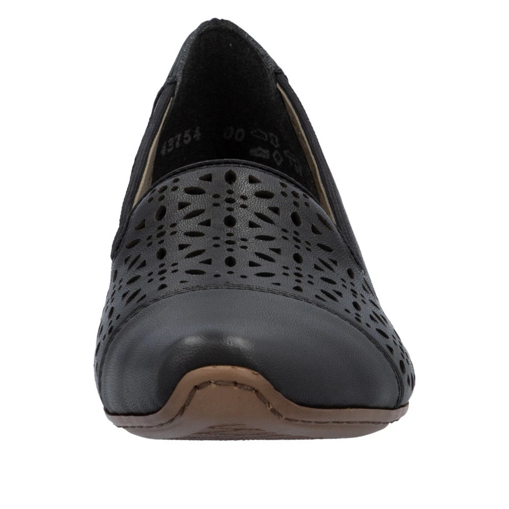 RIEKER 43754-00 Mirjam Covered Shoe (Perfs)