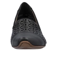 RIEKER 43754-00 Mirjam Covered Shoe (Perfs)