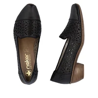 RIEKER 43754-00 Mirjam Covered Shoe (Perfs)