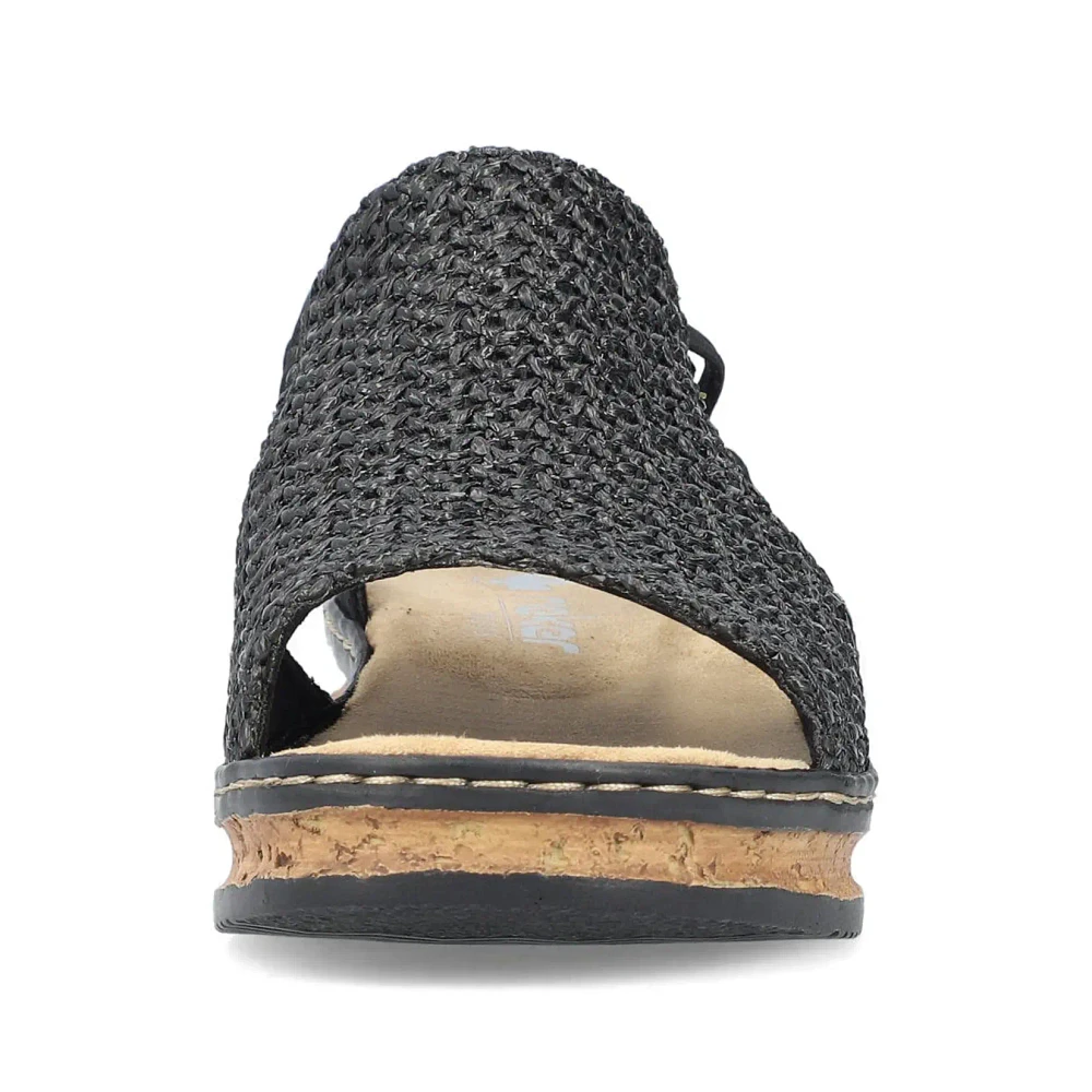 RIEKER 62941-00 Wrapped Sandal (Woven)