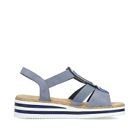 RIEKER V0207-12 Sandal (Beaded Leaves)