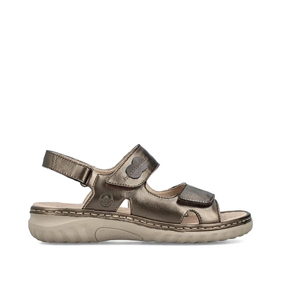 RIEKER 60462-90 Velcro Bk-Strap Sandal
