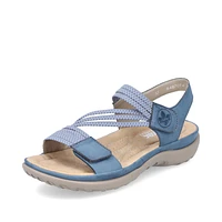 RIEKER 64870-14 Velcro Sandal (Thin Bands)
