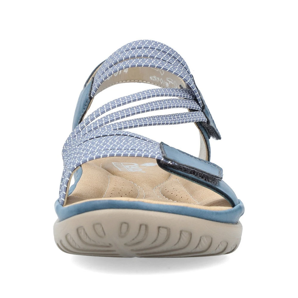 RIEKER 64870-14 Velcro Sandal (Thin Bands)