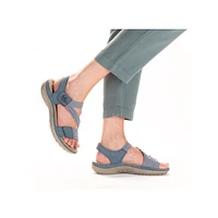 RIEKER 64870-14 Velcro Sandal (Thin Bands)