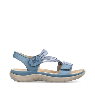 RIEKER 64870-14 Velcro Sandal (Thin Bands)