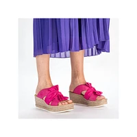 RIEKER 68789-31 Wedge Slide (Flower)