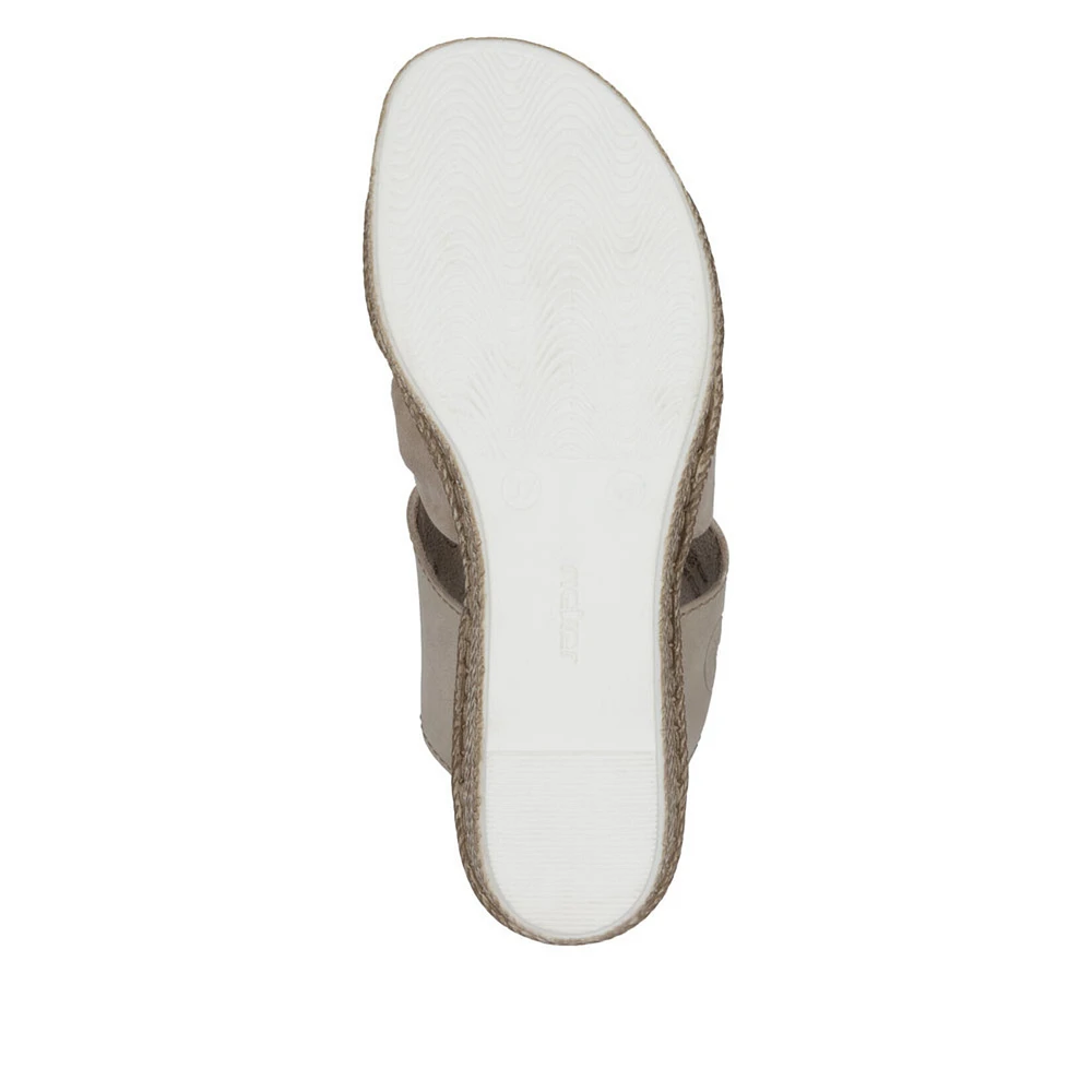 RIEKER 68789-62 Wedge Slide (Flower)