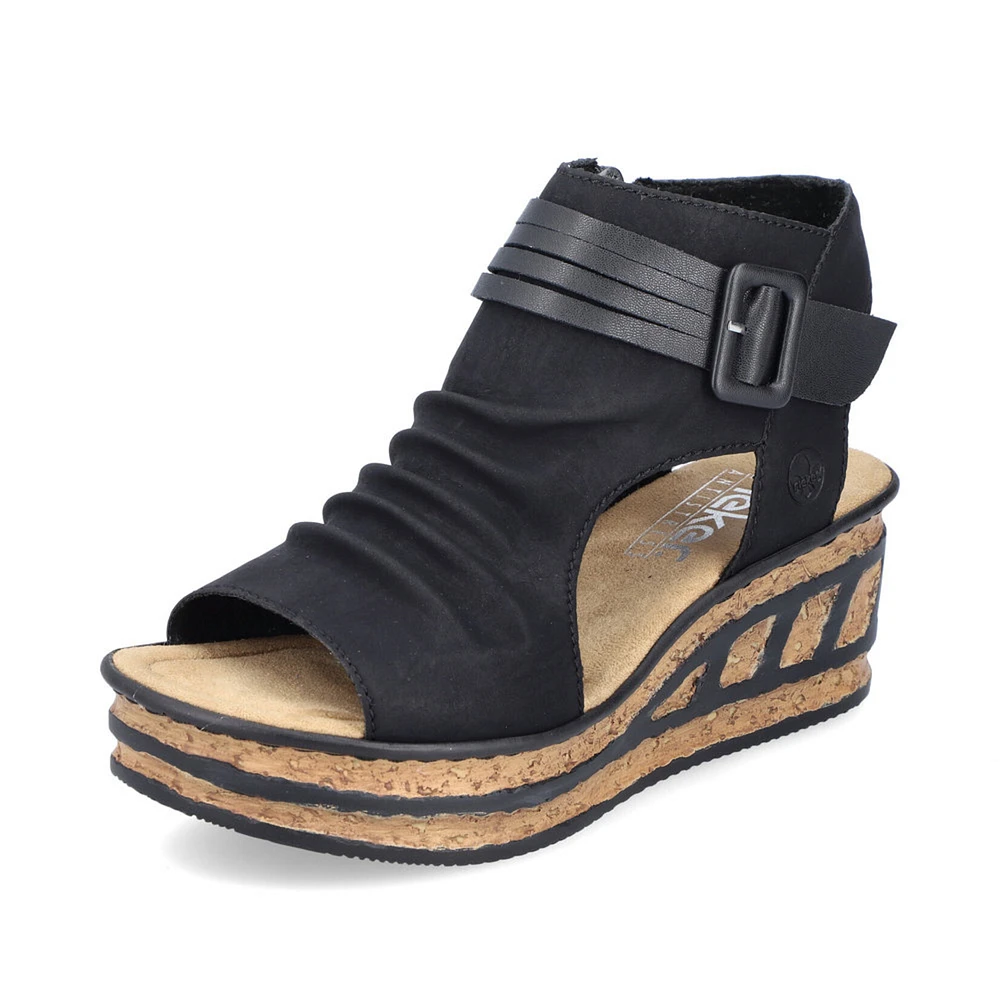 RIEKER 68191-00 Wrapped Gladiator Wedge