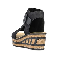 RIEKER 68191-00 Wrapped Gladiator Wedge