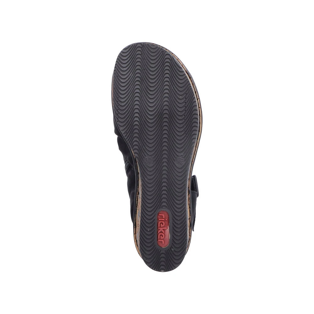 RIEKER 68191-00 Wrapped Gladiator Wedge