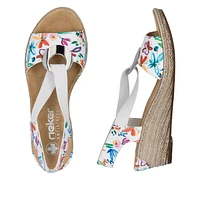 RIEKER 624H6-91 Wedge Sandal (Coin)